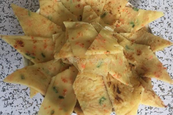 胡萝卜味鸡蛋煎饼的做法图解11