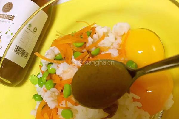 米饭也可以这么吃——米饭蔬菜煎饼的做法图解4