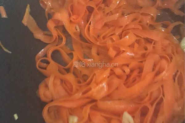 生炒胡萝卜的做法图解3