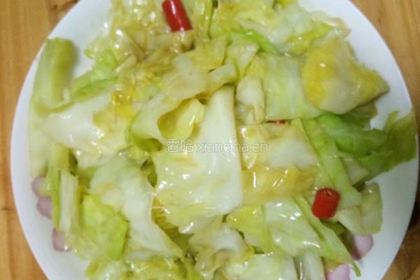 青炒包菜的做法图解6