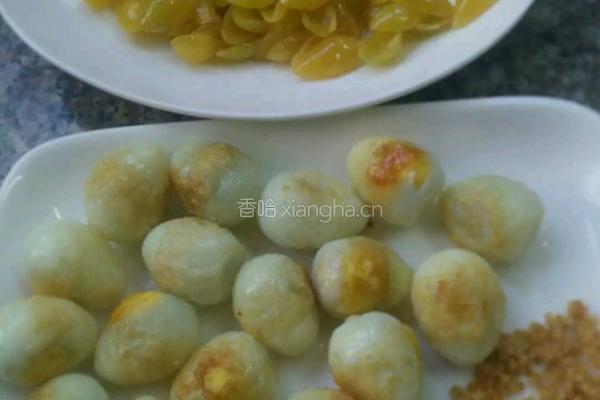 鹌鹑蛋白果陈皮甜汤的做法图解4