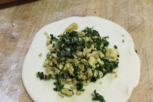 荠菜馅饼的做法图解5