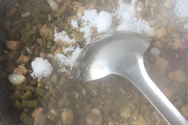 肉末酸豆角的做法图解6