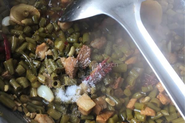 肉末酸豆角的做法图解7