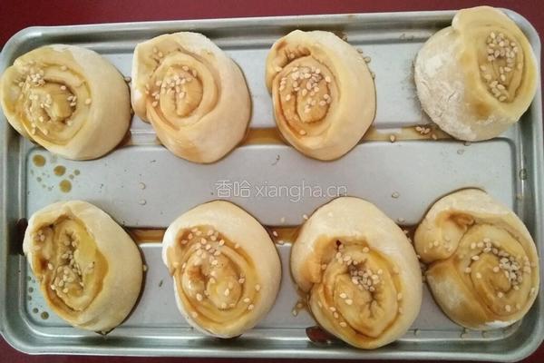 芝麻红糖面包的做法图解4