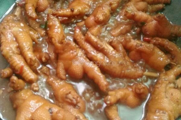 红烧辣味鸡爪的做法图解12