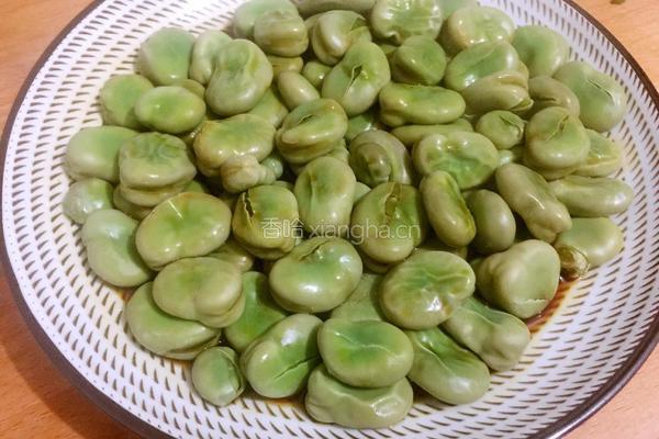 葱油蚕豆的做法图解4
