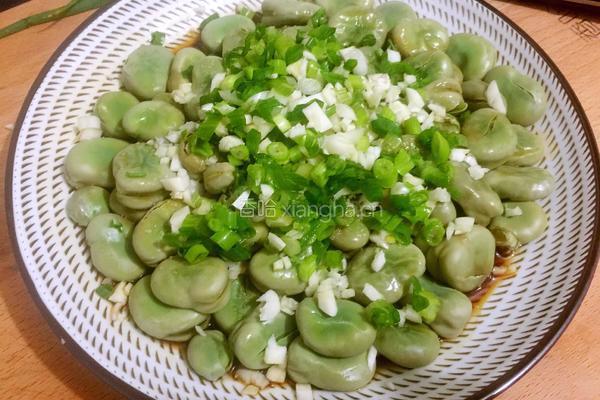 葱油蚕豆的做法图解5
