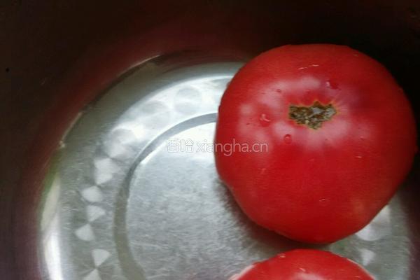 西红柿炒豌豆的做法图解3
