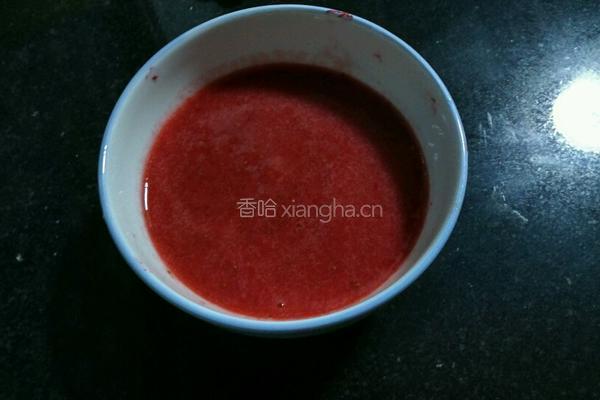 草莓布丁的做法图解3