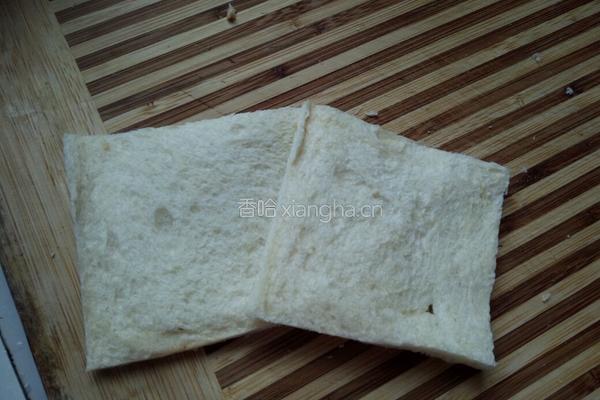 吐司肉松火腿卷的做法图解1