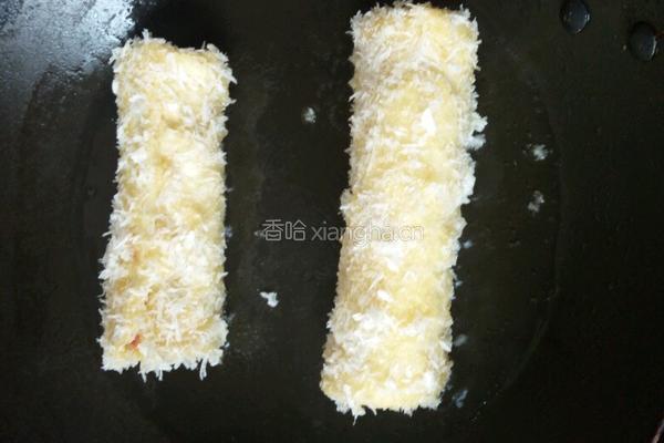 吐司肉松火腿卷的做法图解8