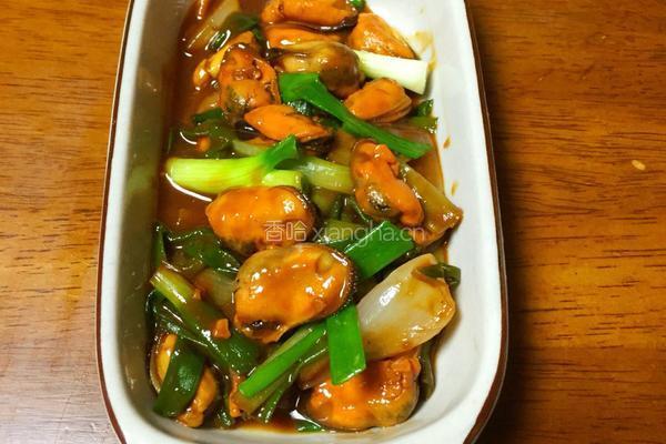 小葱拌淡菜的做法图解2