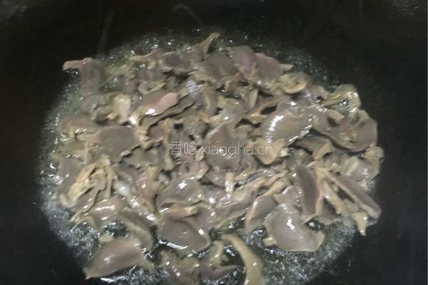 酸辣鸡肫的做法图解5