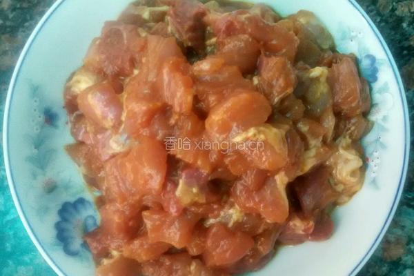 莲藕豌豆爆肉丁的做法图解2