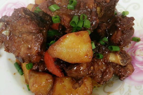 土豆炖排骨的做法图解6