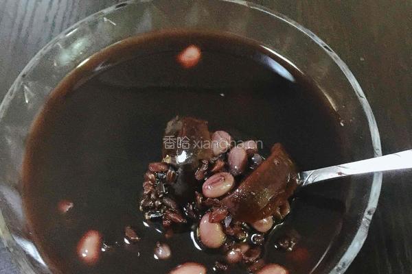 红豆黑米粥的做法图解5