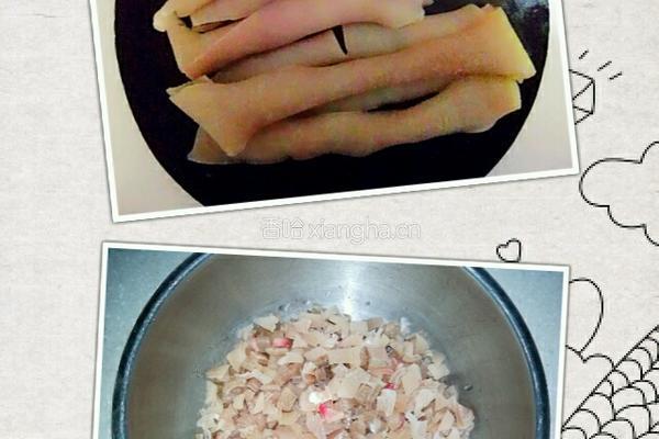 彩色猪皮冻（豆浆机版）的做法图解2