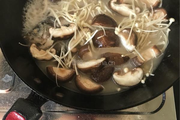 杂菇鲫鱼汤的做法图解4