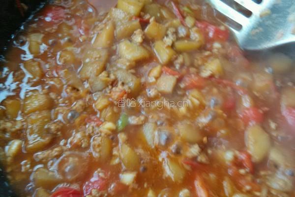 肉沫西红柿茄子的做法图解9