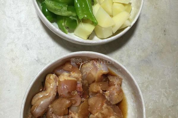 土豆烧鸡饭的做法图解4