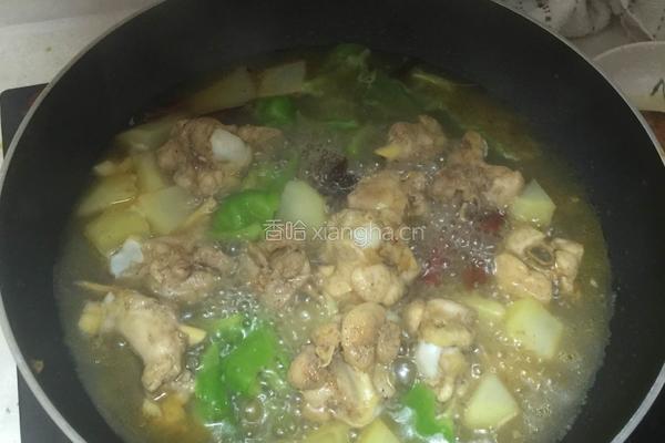 土豆烧鸡饭的做法图解9