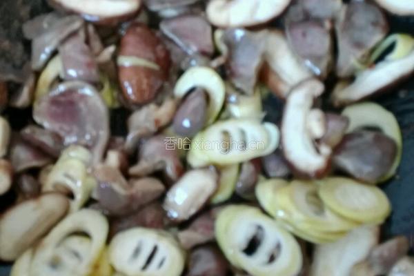 小玉米炒鸭肫的做法图解8