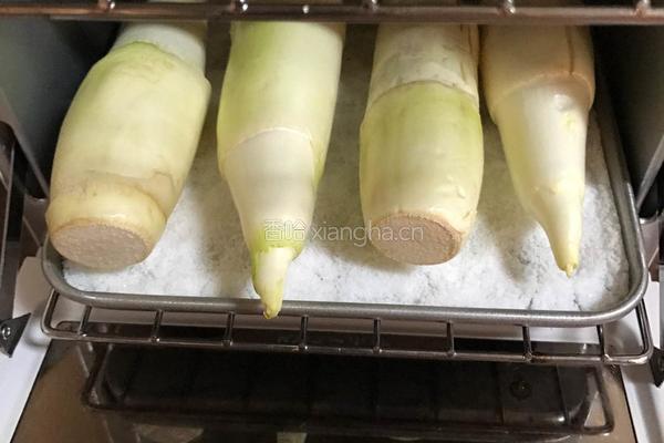 盐烤茭白的做法图解3