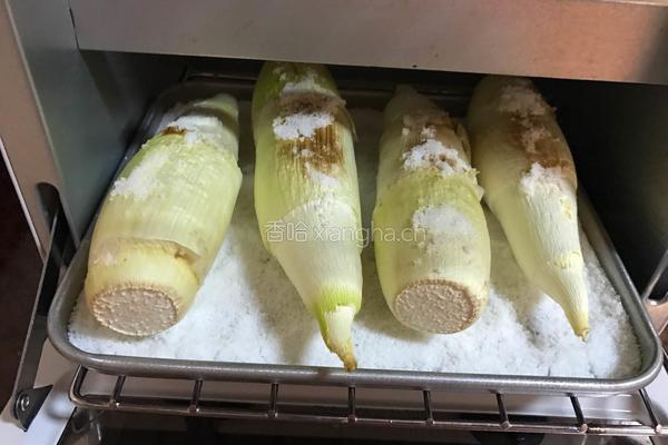盐烤茭白的做法图解4