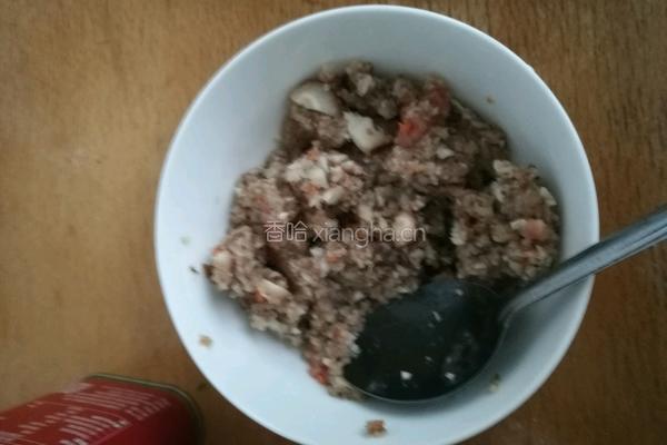 韭菜肉馅饺子的做法图解2