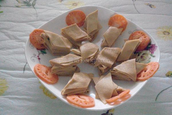 酱五香干豆腐的做法图解1