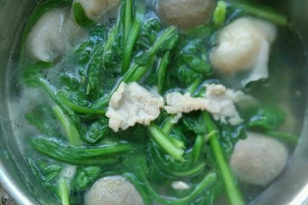 炒河粉 茼蒿汤的做法图解5