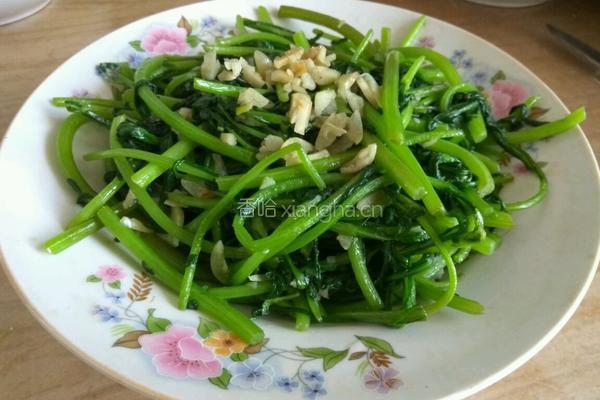 蒜末茼蒿的做法图解4