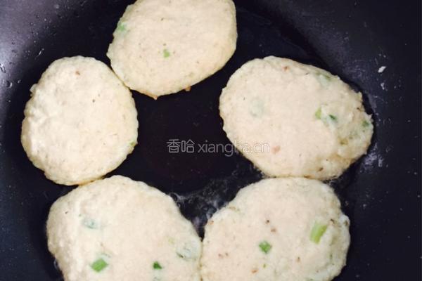 豆渣饼的做法图解3