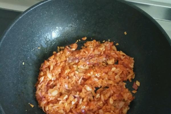 泡菜炒饭的做法图解2