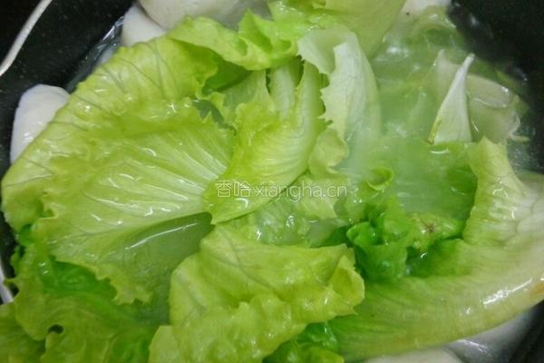 青菜鱼丸子汤的做法图解5