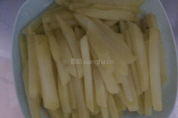  自炸薯条的做法图解4