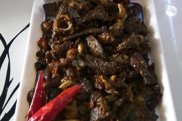 干煸麻辣猪肺子的做法图解17