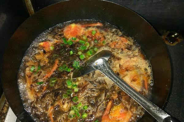 西红柿紫菜汤的做法图解5
