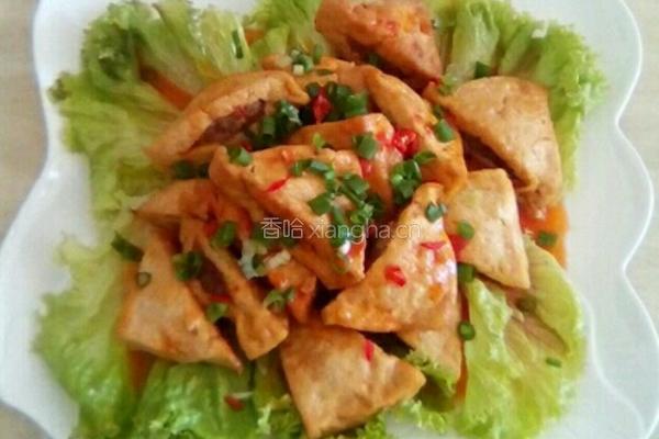 豆腐酿肉的做法图解9