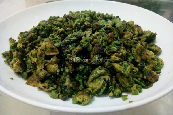 香椿芽炒鸡蛋的做法图解4