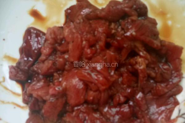 西兰花炒牛肉的做法图解3