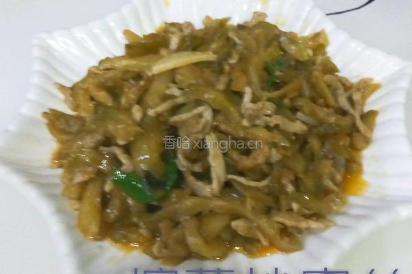 榨菜炒肉丝的做法图解10