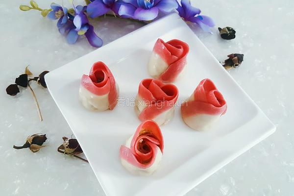 玫瑰花煎饺的做法图解22