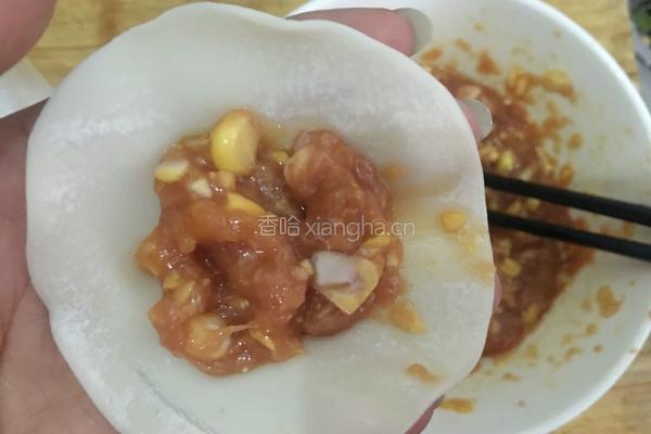 玉米鲜肉锅贴的做法图解7
