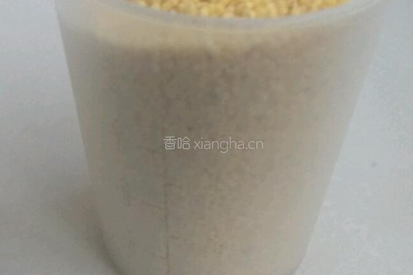 纯小米糊的做法图解1