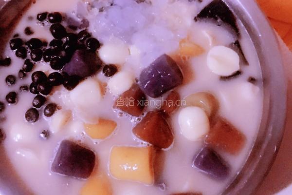 芋圆烧仙草的做法图解3