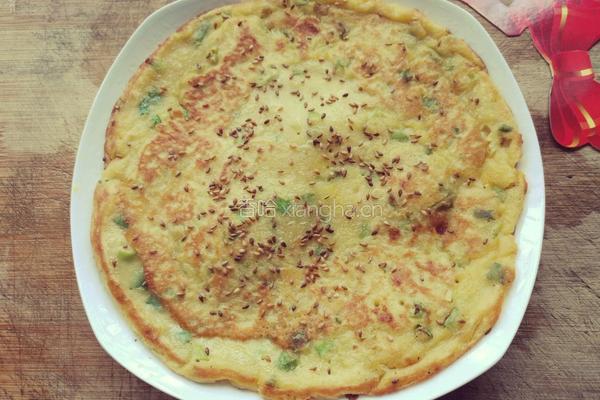 芝麻香蕉饼的做法图解7