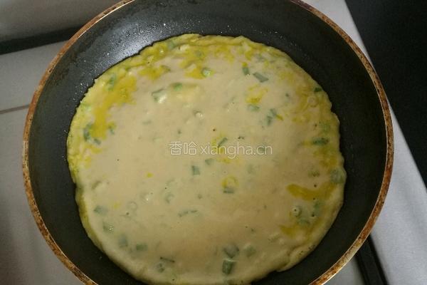 芝麻香蕉饼的做法图解4