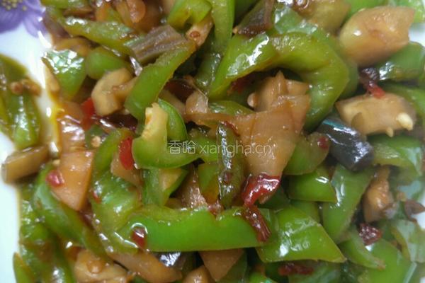 辣椒炒脆大头萝卜的做法图解4